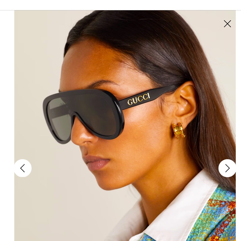 GUCCI Authentic Oversized Black Acetate Sunglasses